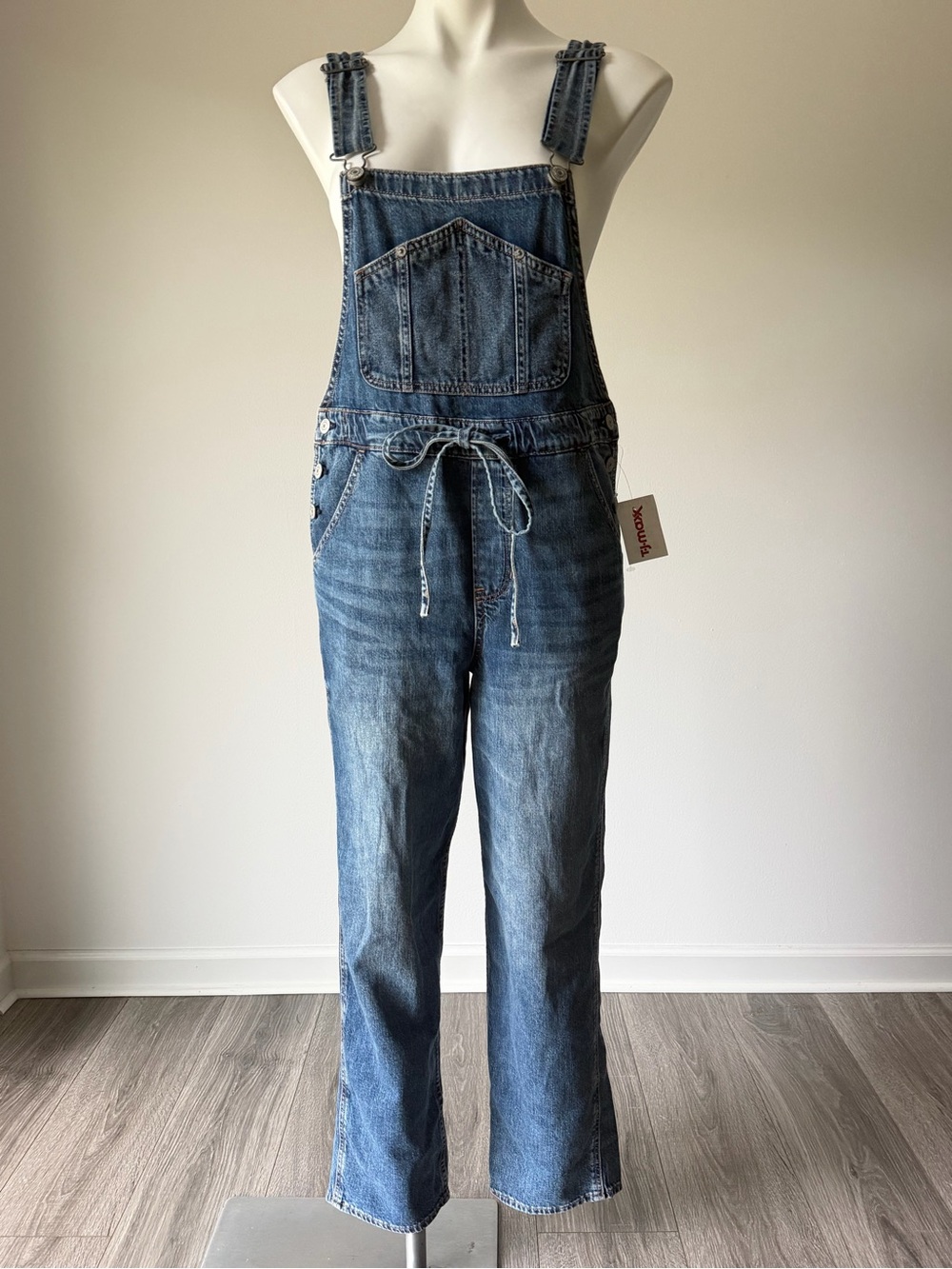 American Eagle Classic Blue Denim Overalls